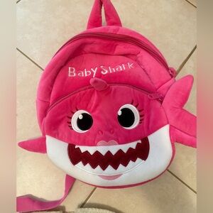 Pink Baby Shark Backpack